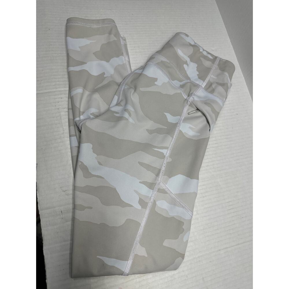 ATHLETA High-Rise Tan Camo Leggings Tight w/ Pockets‎ Womens Size X-Small